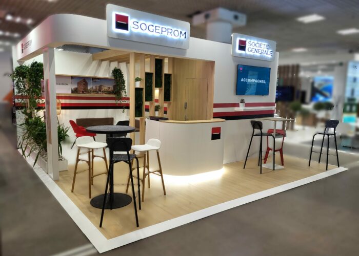 STAND SOCIETE GENERALE MIPIM CANNES 2024 PORTFOLIO